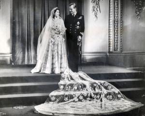 Королева Елизавета и муж свадьба
