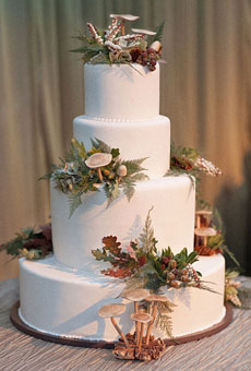Дизайн торта на свадьбу