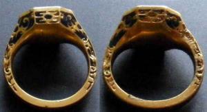 Обручальные кольца с орнаментом