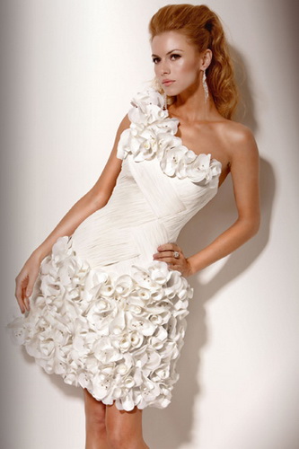 Маленькие свадебное белое платье